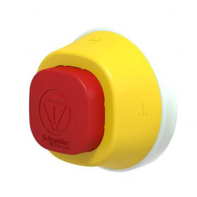 Harmony XB5 Głowka przycisku grzybkowego z mechnizmem zatrzaskowym fi40 czerwona plastikowa ZB5AS844 SCHNEIDER (ZB5AS844)